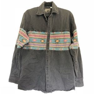 Spindle River Classics Aztec Button Down T-shirt